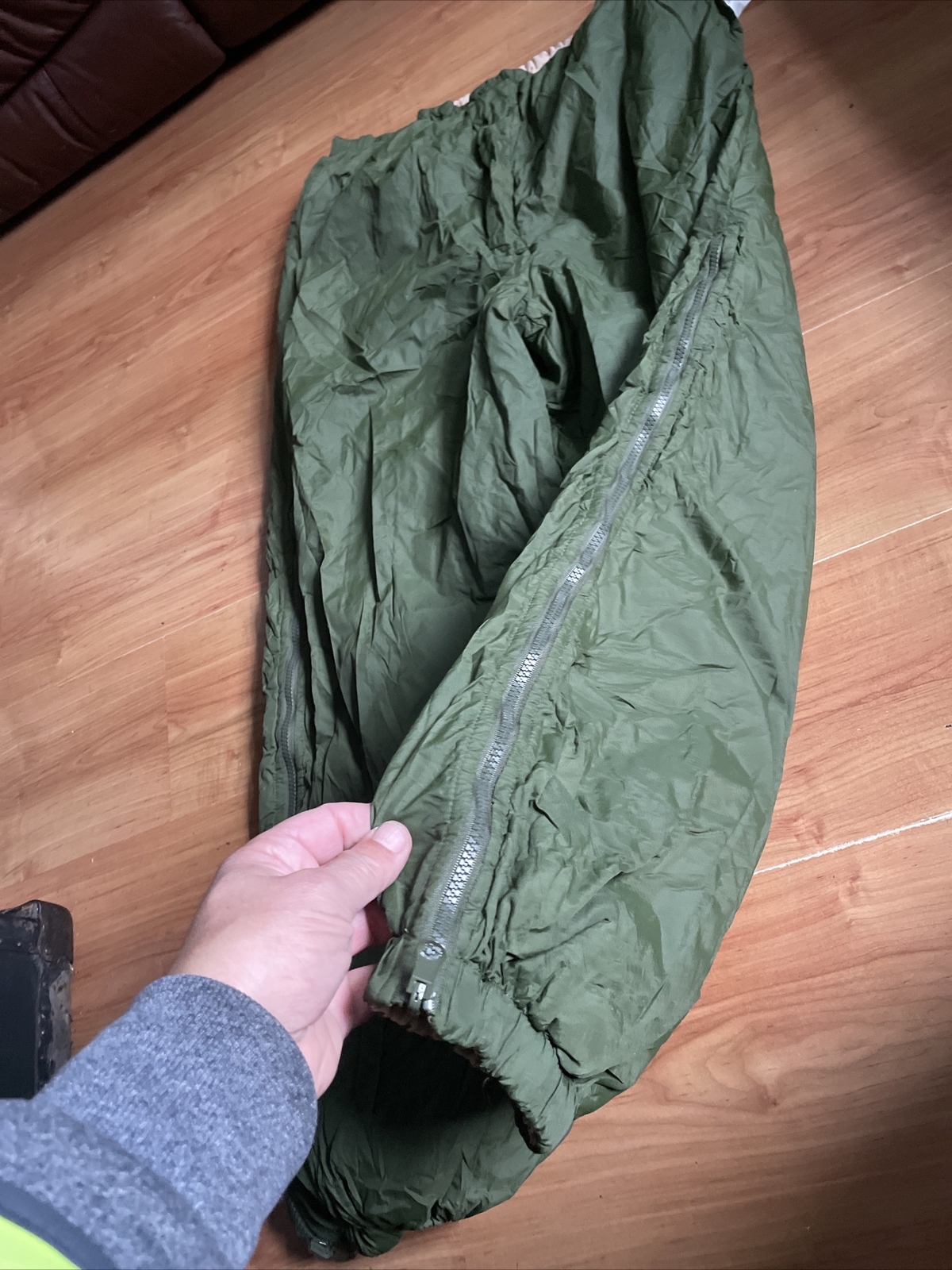 British Army Issue Thermal Softie Trousers Size Medium Reversible Olive/ Sand M