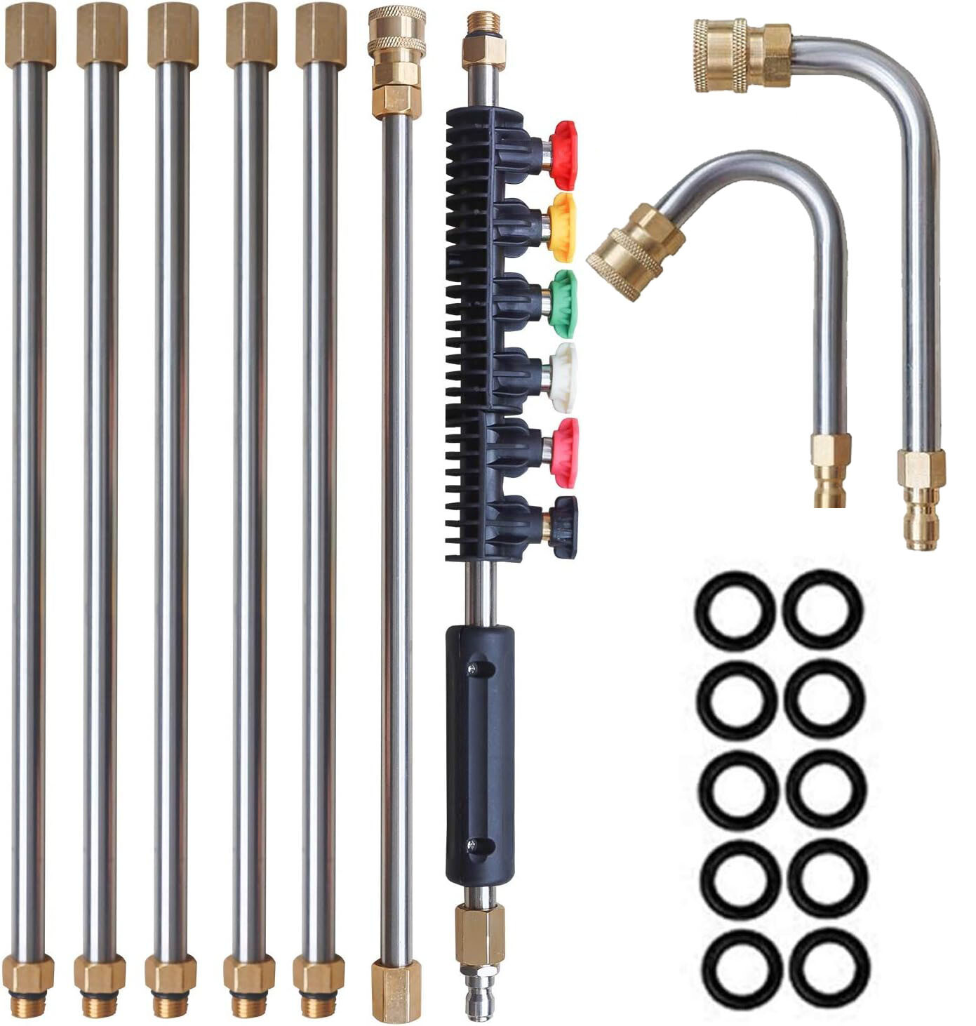 120 inch Pressure Washer Extension Wand, Replaceable Upgraded Power Washer Lance