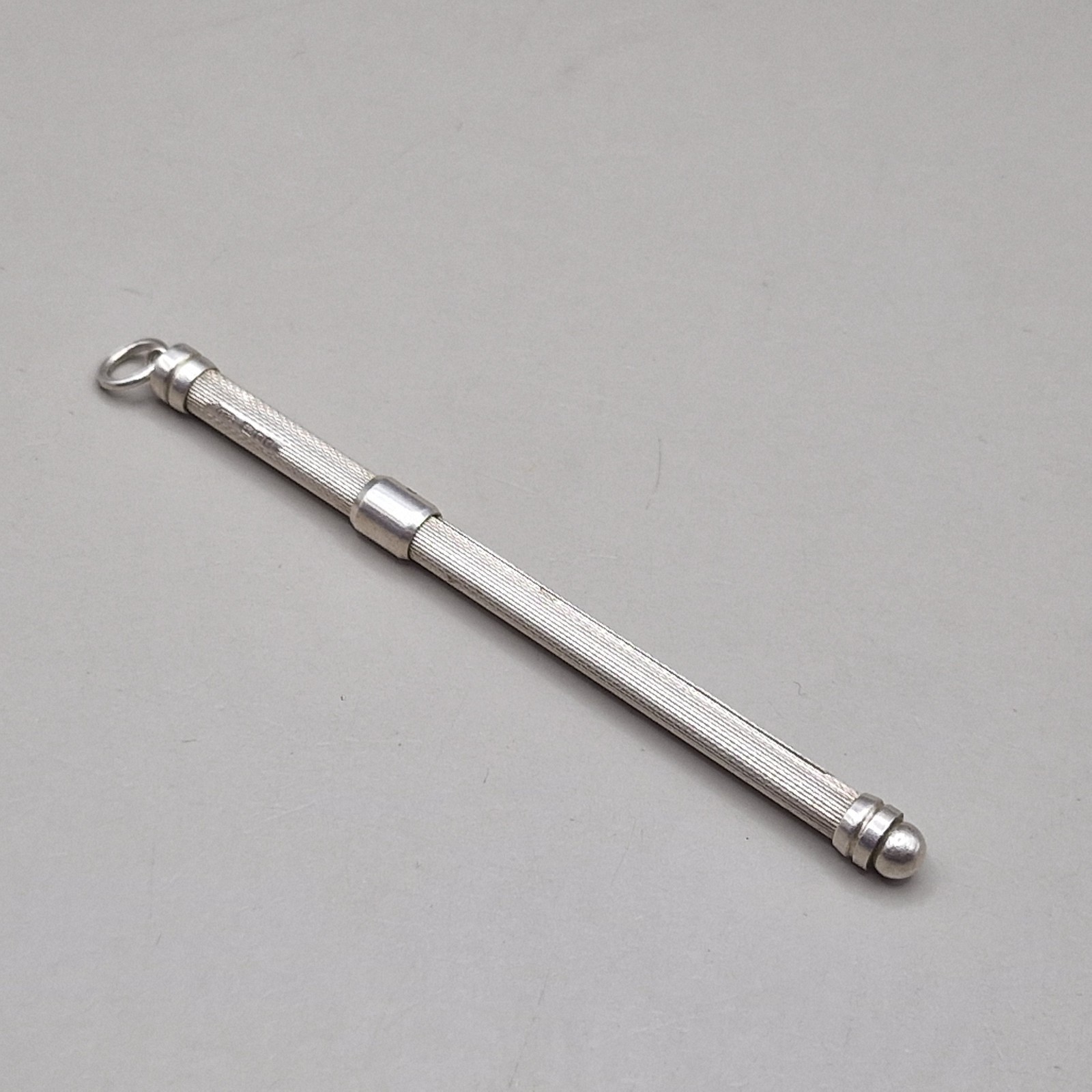 Sterling Silver Cocktail Swizzle Stick by Ramsden & Roed Ltd, London 1983