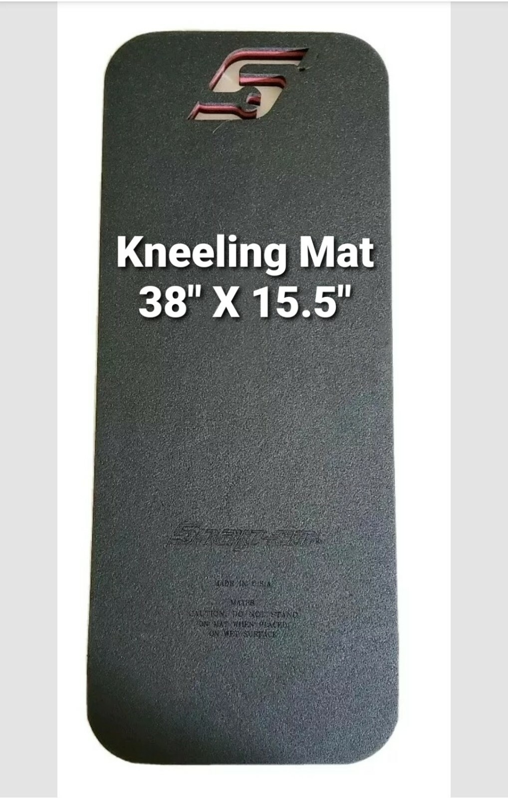 SNAP ON kneeling pad large approx 15" X 38" comfortable working on floor NEW!!!!