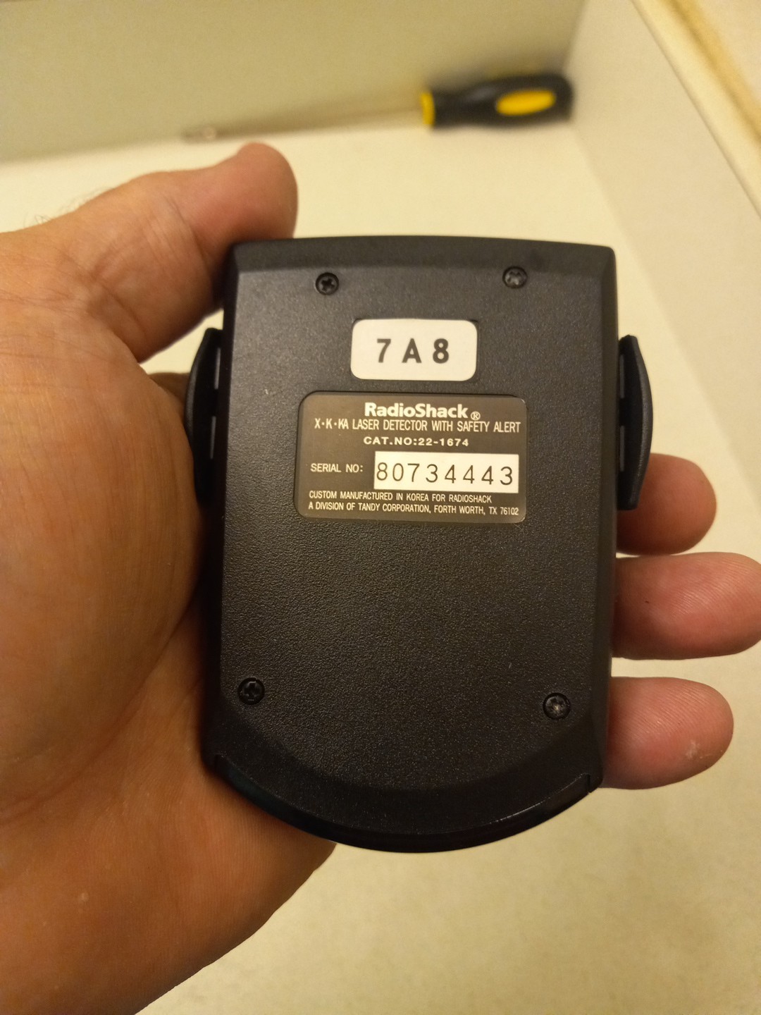 Radio Shack 22-1674 X K Ka L Laser Radar Detector Power Supply Included- Works