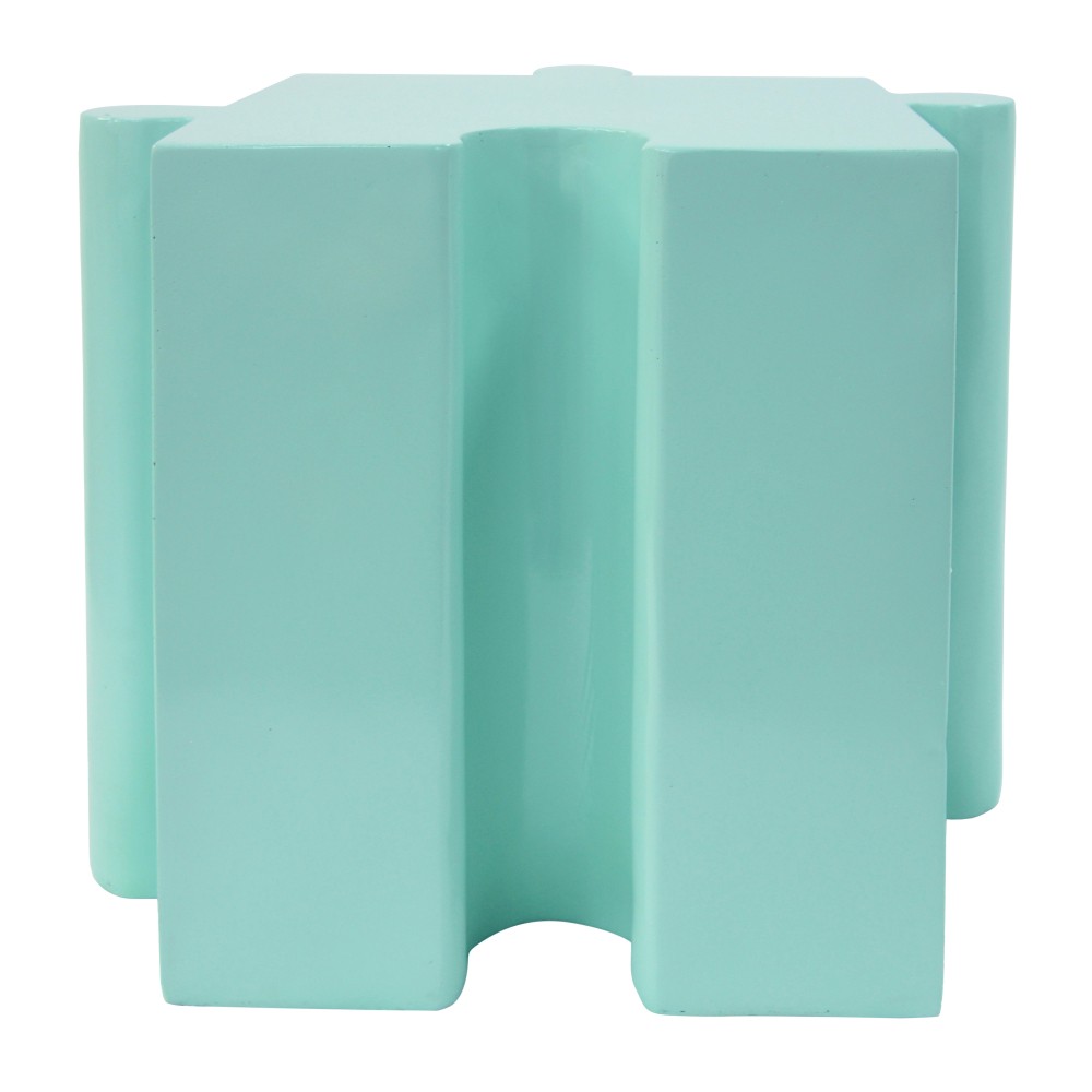 Modular MGO Puzzle Side Table, Light Green Custom Layouts Indoor Outdoor