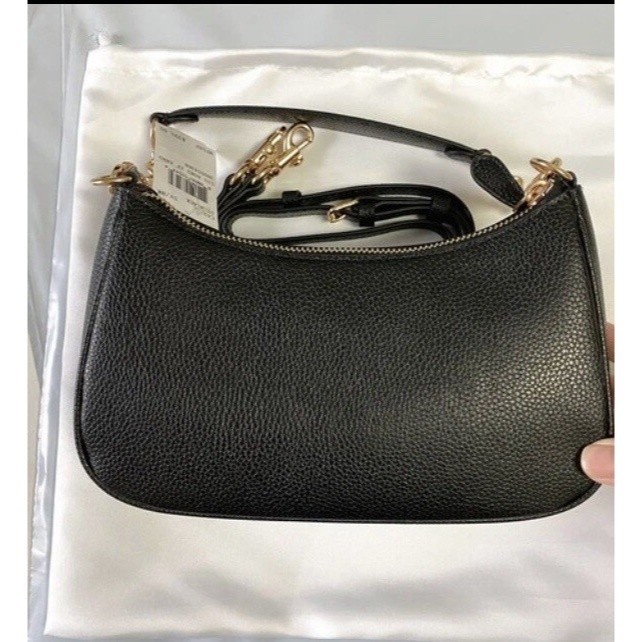 COACH Teri Shoulder Bag/Crossbody Canvas Black CA209 Outlet Free Shipping A++NEW