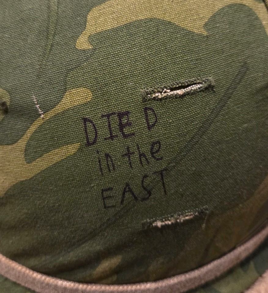 M1 Steel Pot Helmet With Reproduction Mitchel Camo Liner And Repro M81 Liner