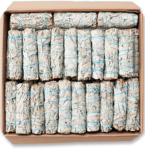 20 JL Local White Sage Smudge Sticks 4" Each Sustainably Grown