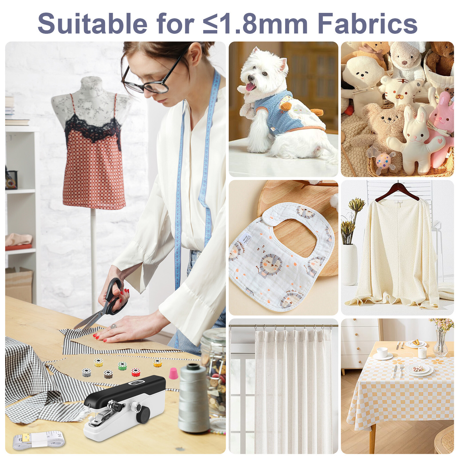 Home Travel Mini Portable Smart Electric Tailor Stitch Hand-held Sewing Machine