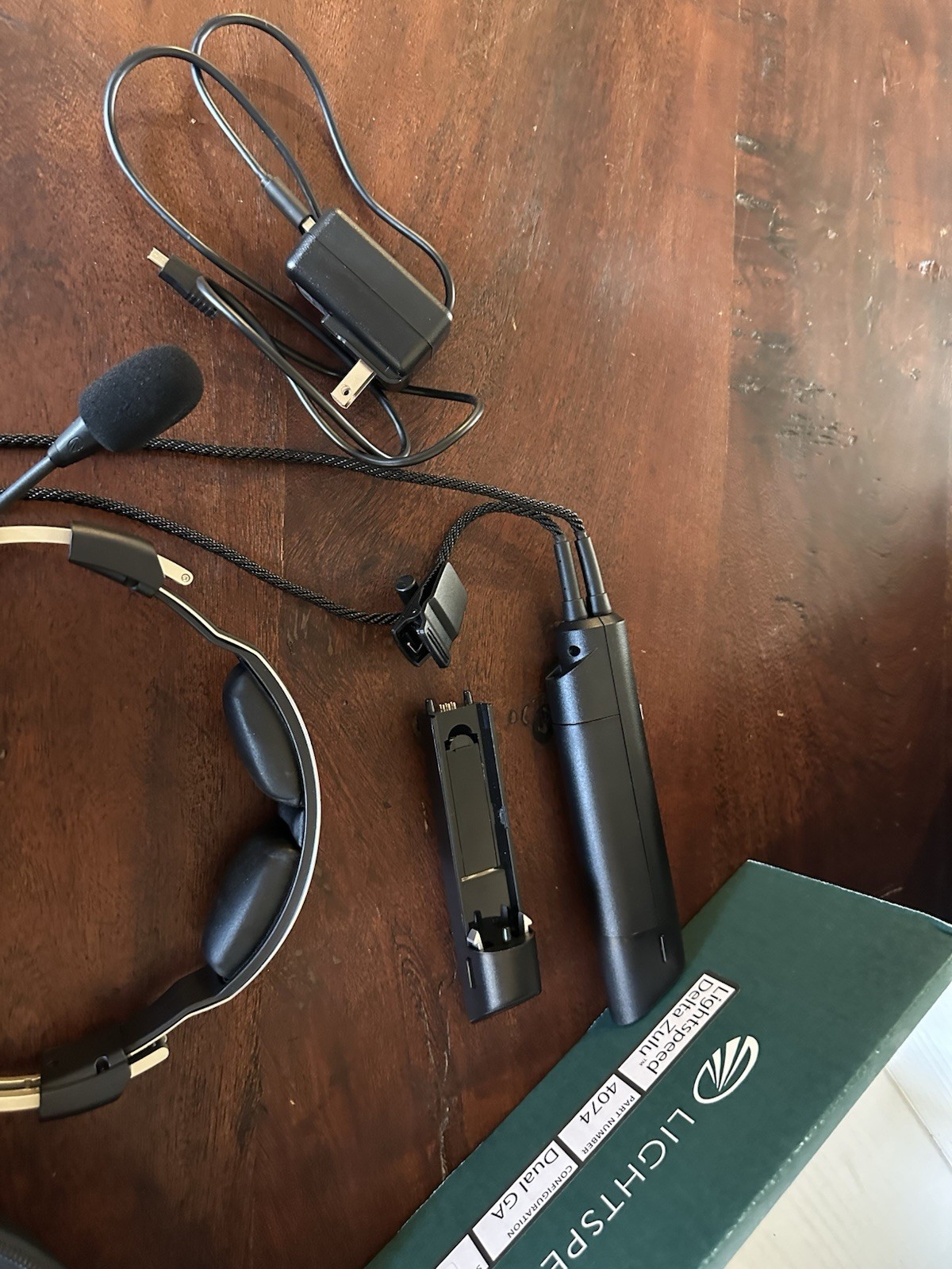 Lightspeed Delta Zulu 4074 Dual GA Headset