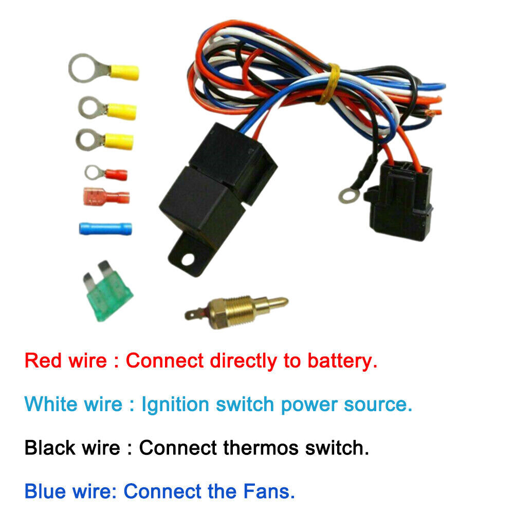 For 1966-1979 Ford F100 F150 F250 F350 Bronco V8 3 Row Radiator+Shroud Fan+Relay