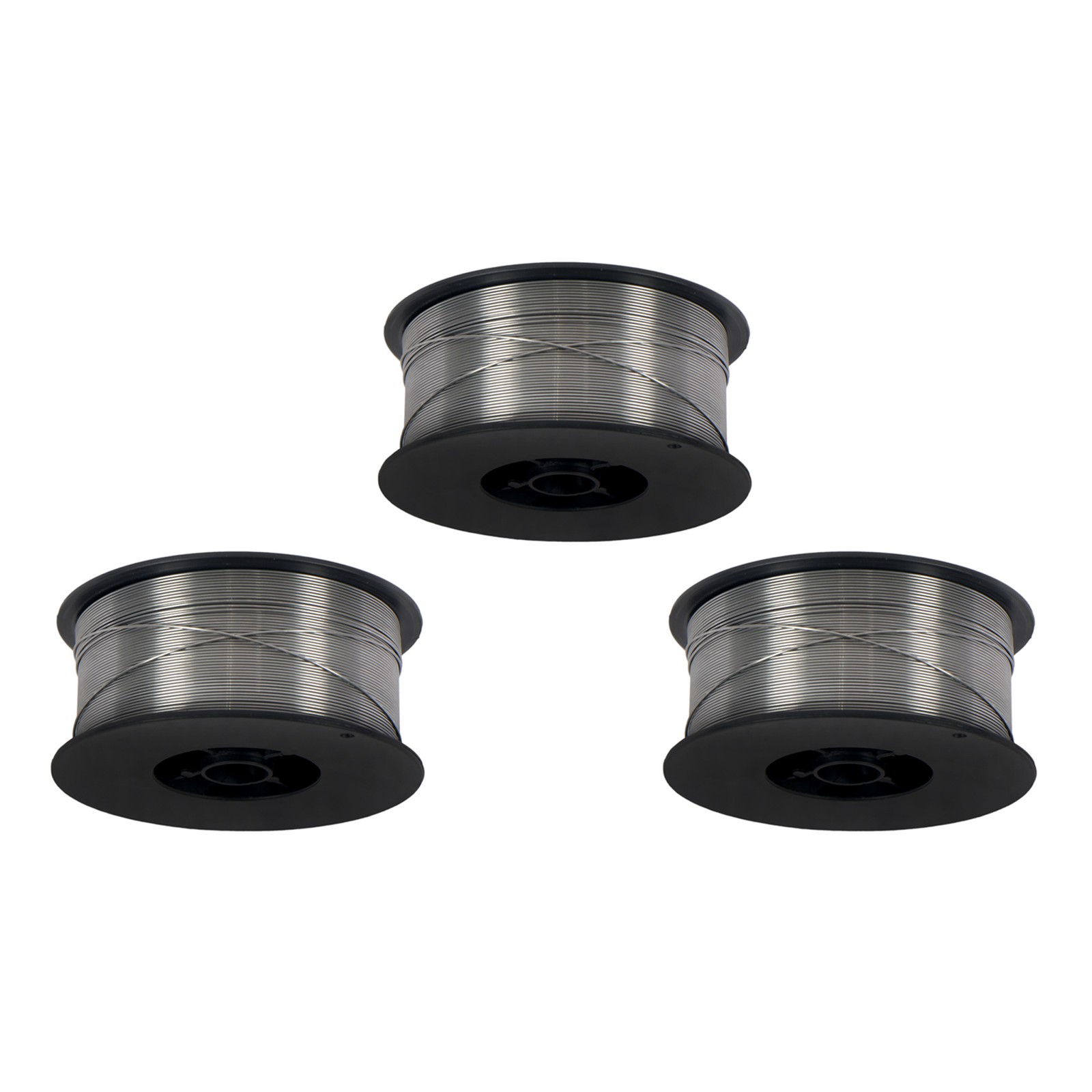 3 Pack E71T-GS 0.030Inch (0.8mm) Gasless Flux Core Welding Wire 2lb Roll