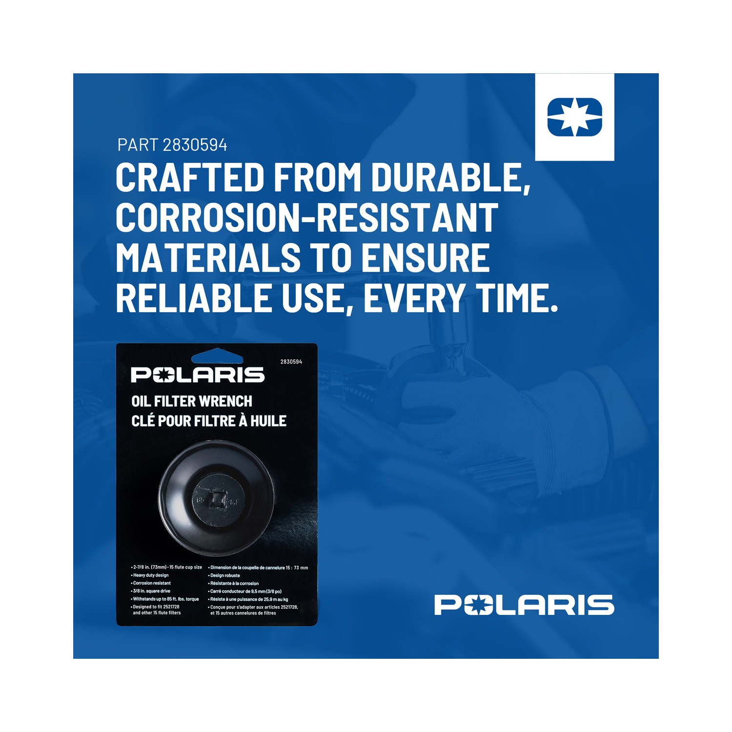 Polaris OIL FILTER WRENCH,2.923, Qty 1