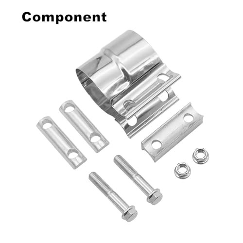 3 Inch Exhaust Clamps Stainless Lap Joint Band Clamp, New