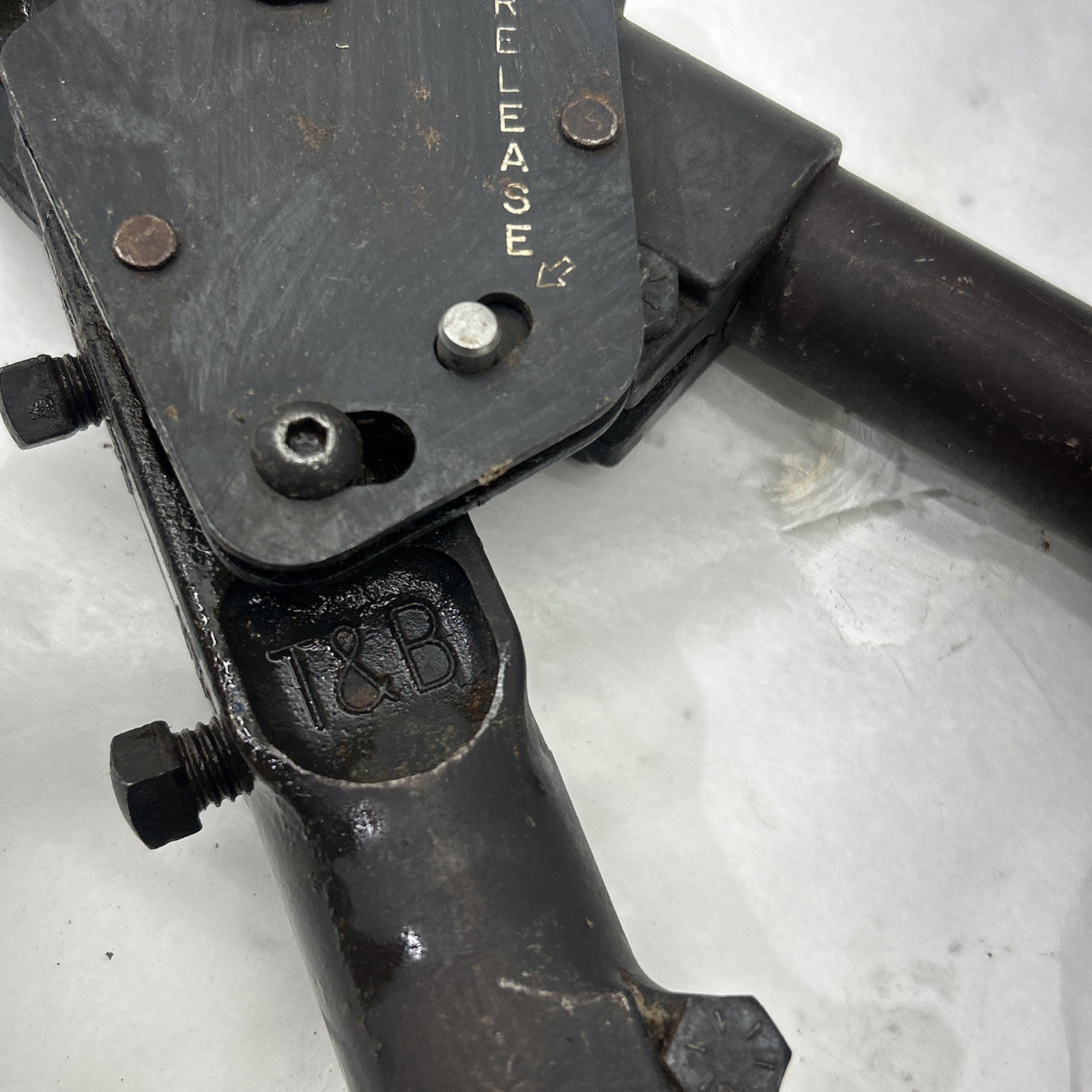 thomas and betts crimper. Ratcheting Crimper Tbm5 W/ Dies. Compression Crimper