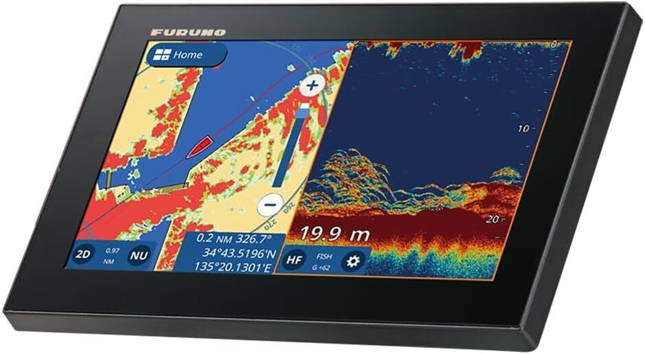 Furuno GP1971F 9" Color GPS Chartplotter 50/200 kHz 600W 1kW CHIRP Fishfinder