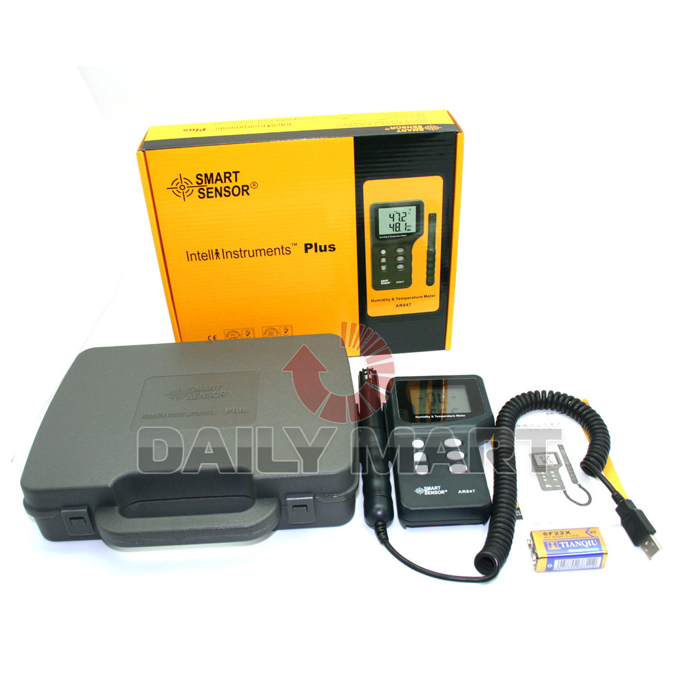 NEW Smart Sensor AR847 Digital Humidity Temperature Meter Hygrometer Thermometer