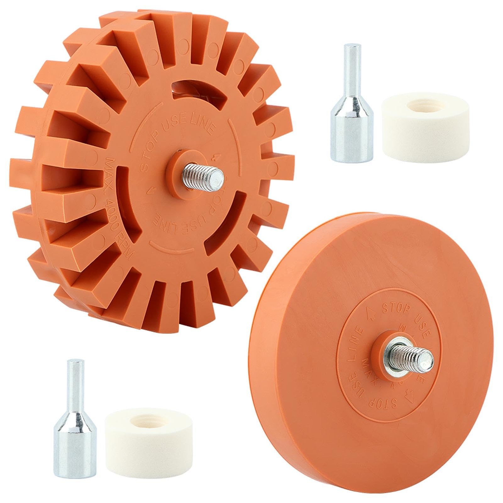 Decal Remover Eraser Wheel, Remove Car Decals, Car Stripes Vinyl Tapes and