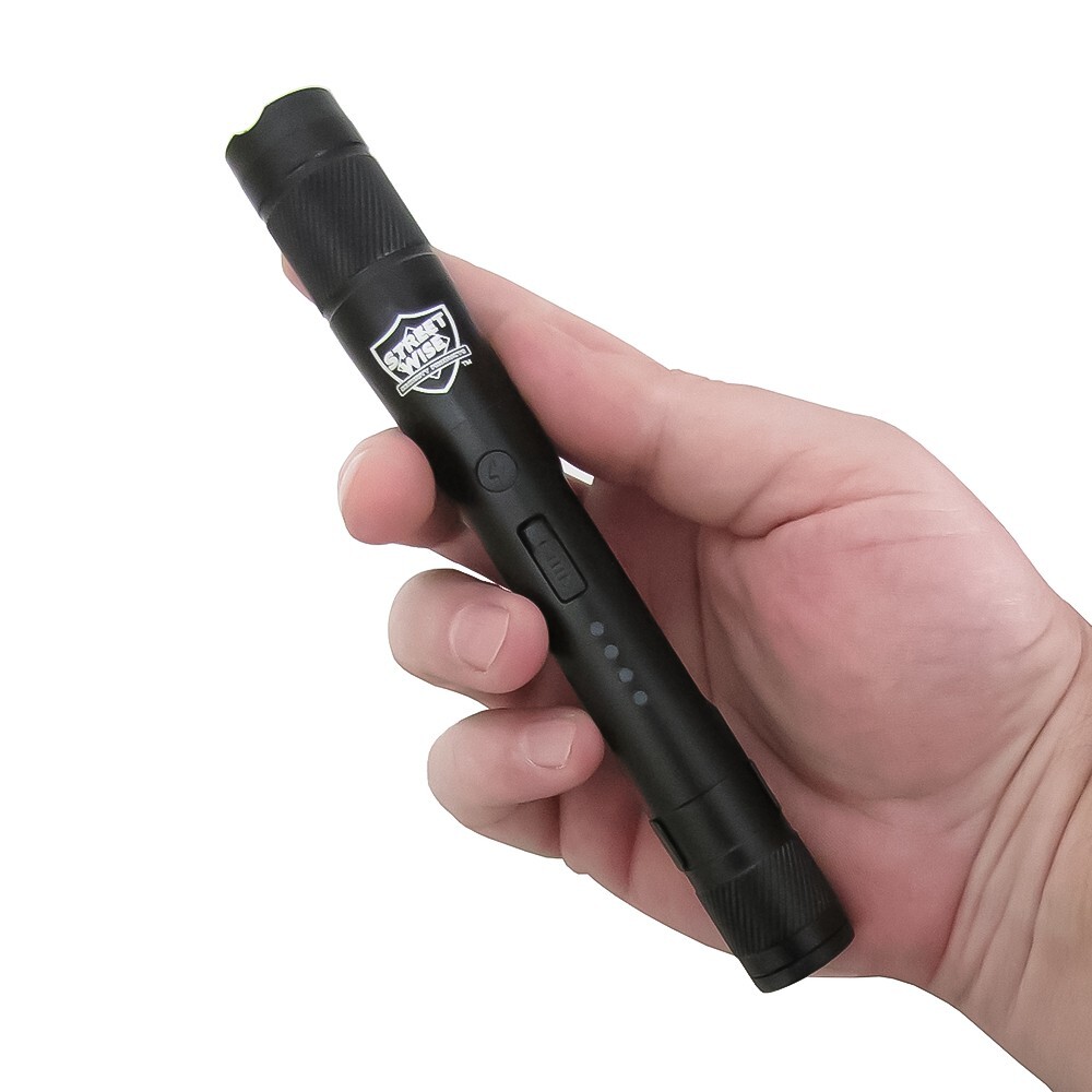 Streetwise Streetlight Stun Gun Flashlight 84,000,000 Military Grade USB - Black