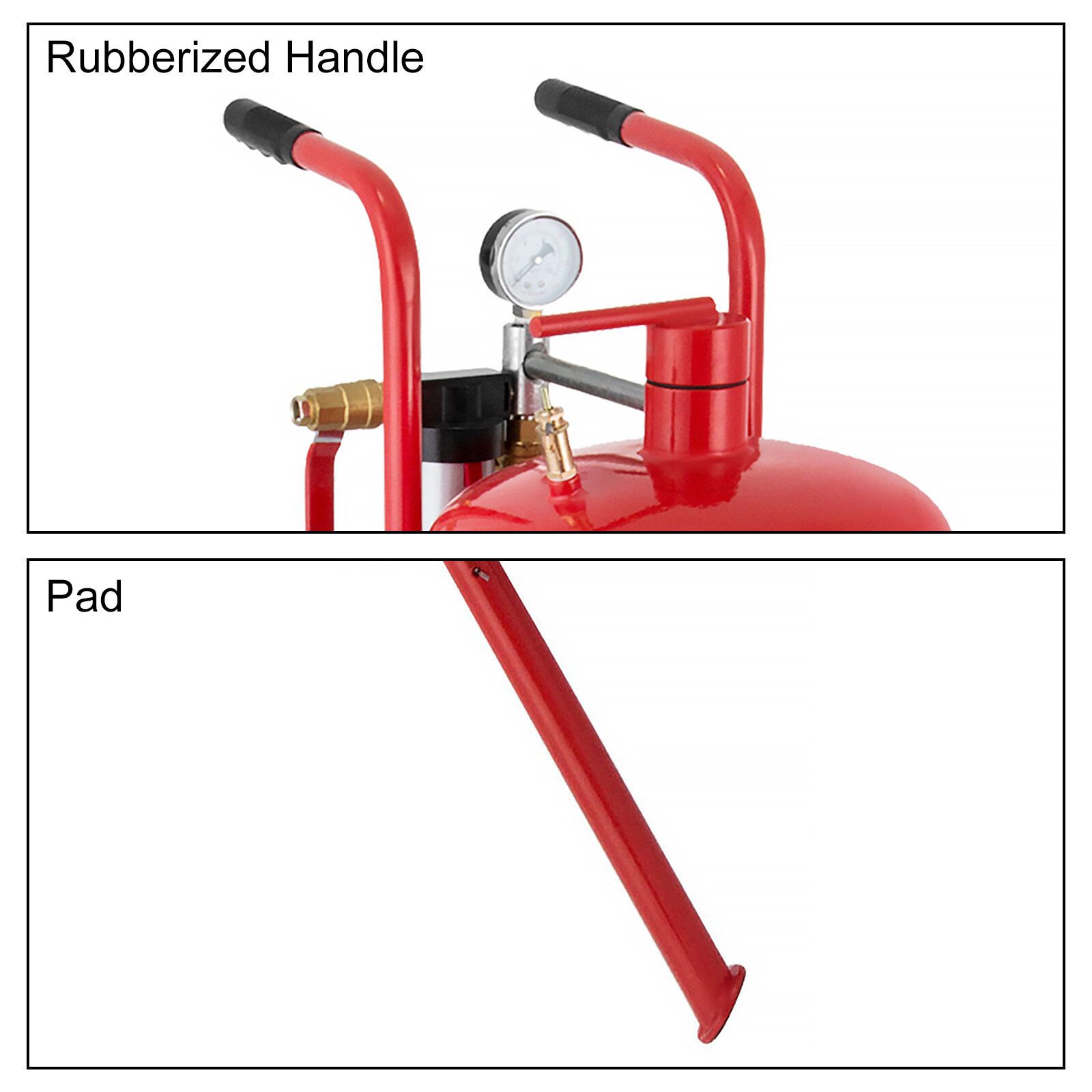 VEVOR 10 Gallon Sandblaster Portable Air Sand Blaster Media Abrasive 60-110 PSI