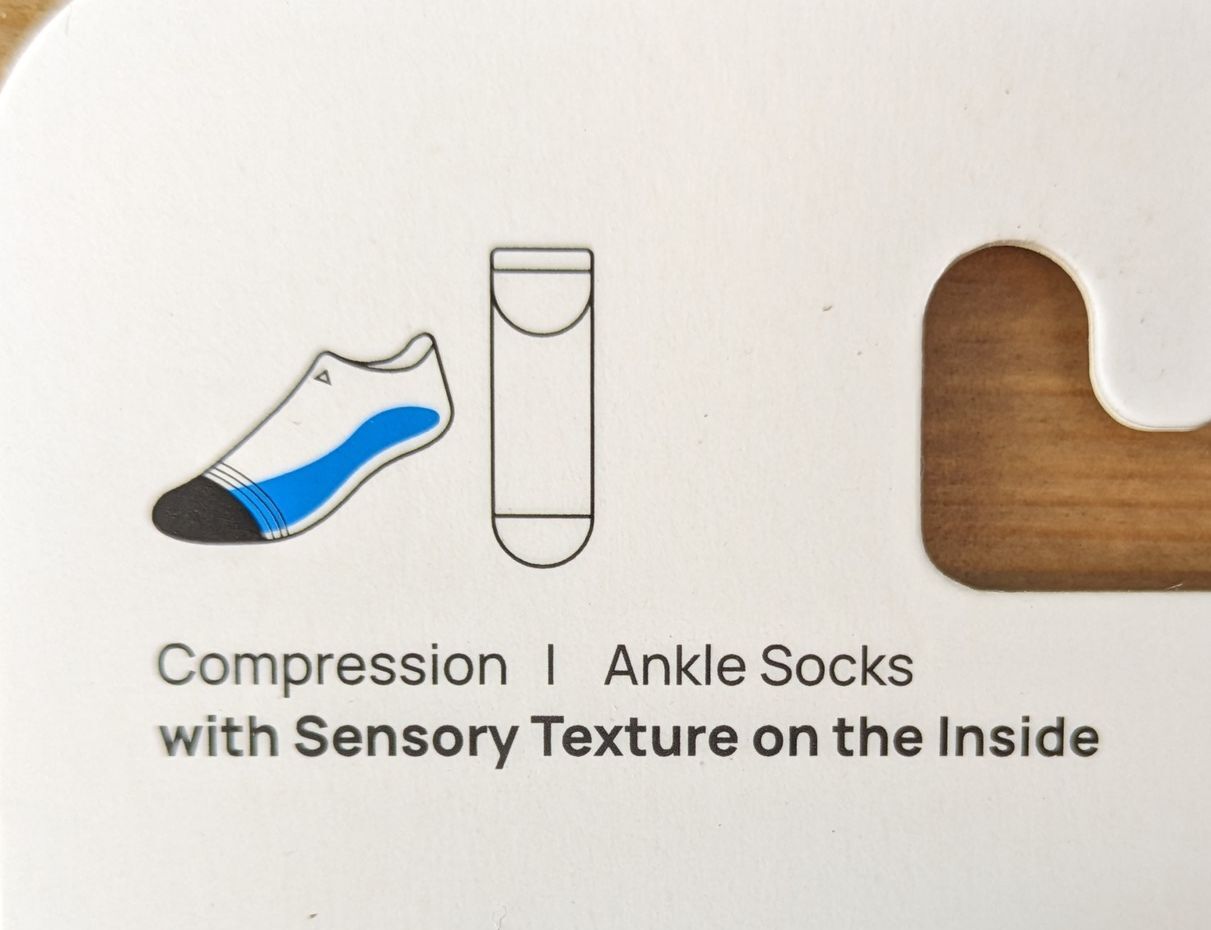 Naboso Recovery Socks - Compression + Texture, Size XS, S, M, L