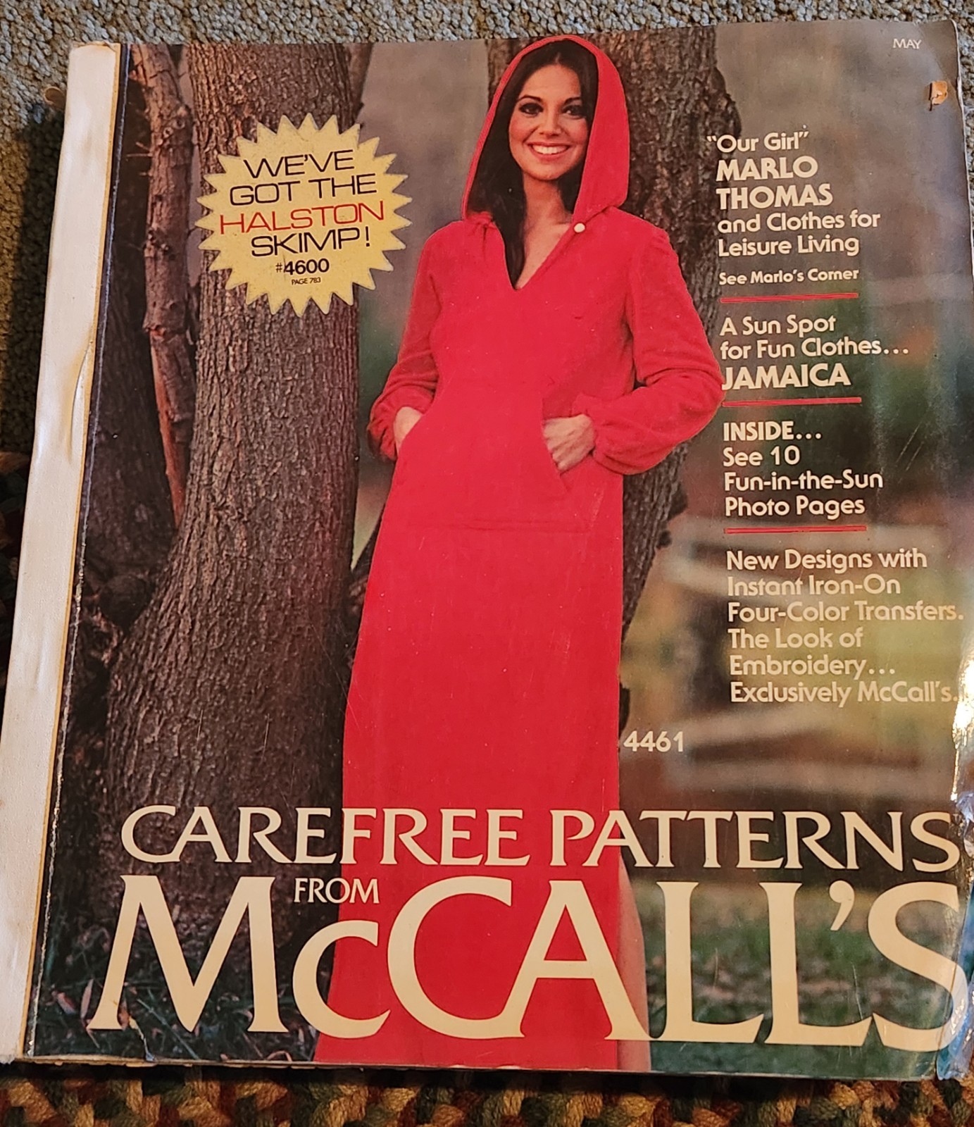 May 1975 McCall's HUGE Store Counter PATTERN CATALOG Halston Designs Marlo Style