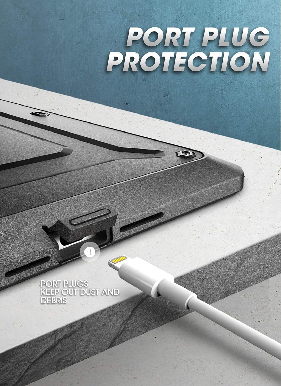 Apple iPad 10.2" Military-Grade Protection Case SUPCASE HeavyDuty Stand Cover US