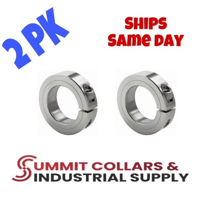 1” Bore Stainless Steel Single Split Shaft Collar (2 PCS) FREE ship