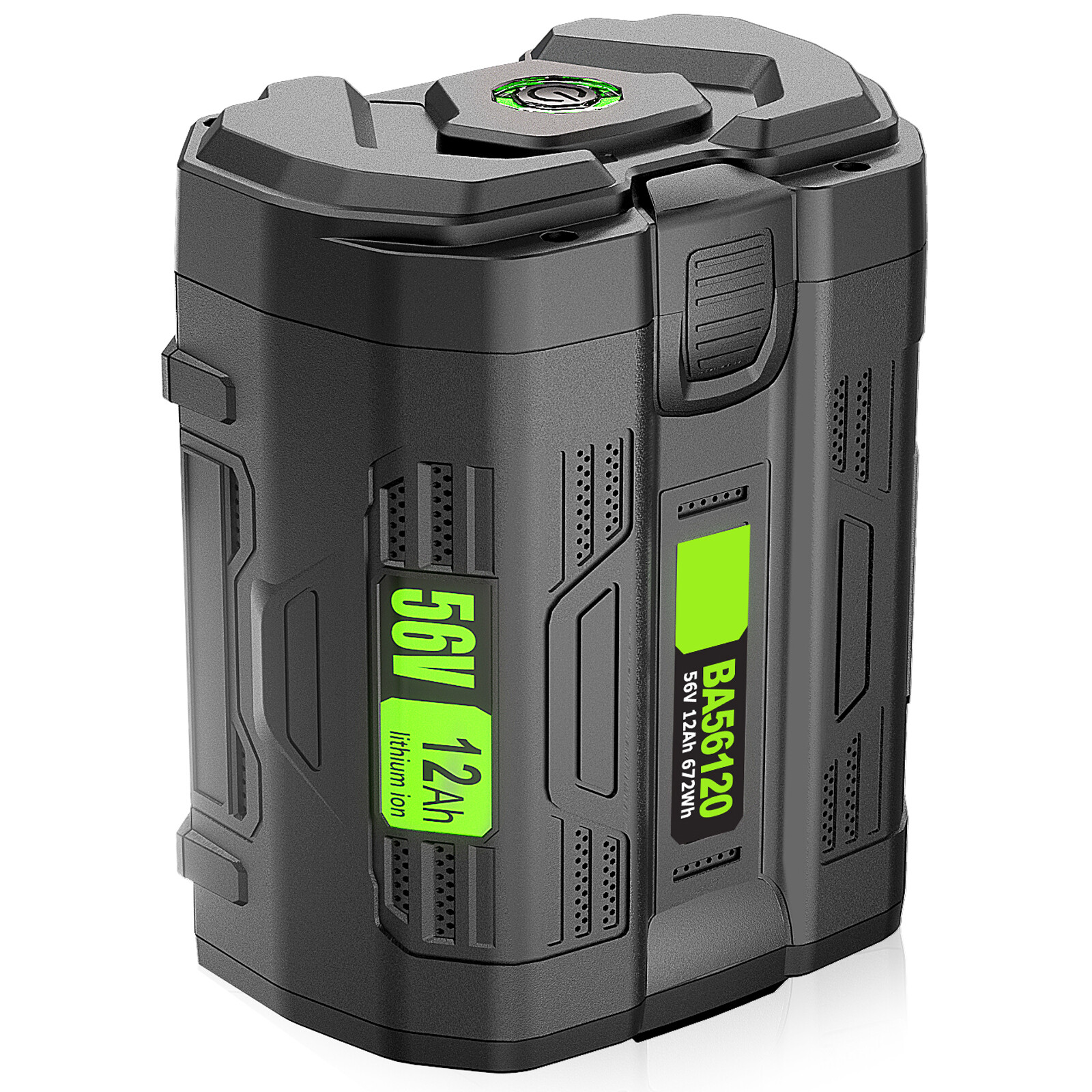 2 PACK 12AH Battery For EGO 56V 56Volt BA5600T POWER+ Lithium Ion BA2240 BA2800T