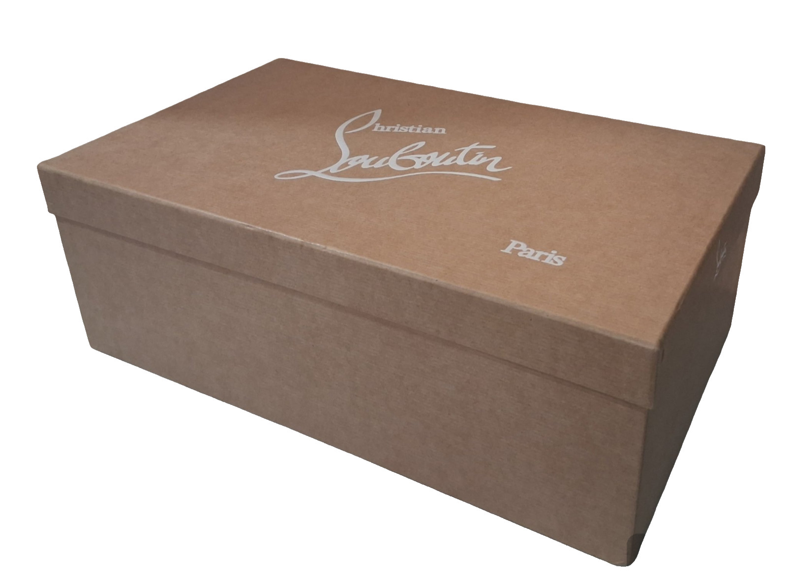 CHRISTIAN LOUBOUTIN Empty Shoe Box (14.5”x8.5"x5") Storage Medium Tissue Paper