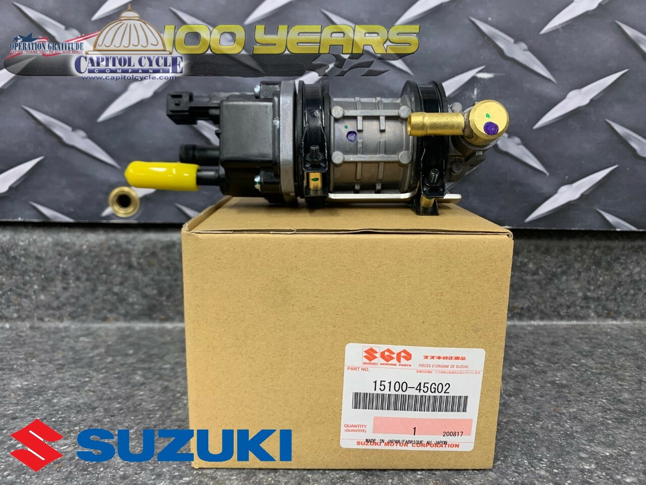 15100-45G03 NEW OEM SUZUKI FUEL PUMP 06-09 LTR450 LT-R450 QUADRACER