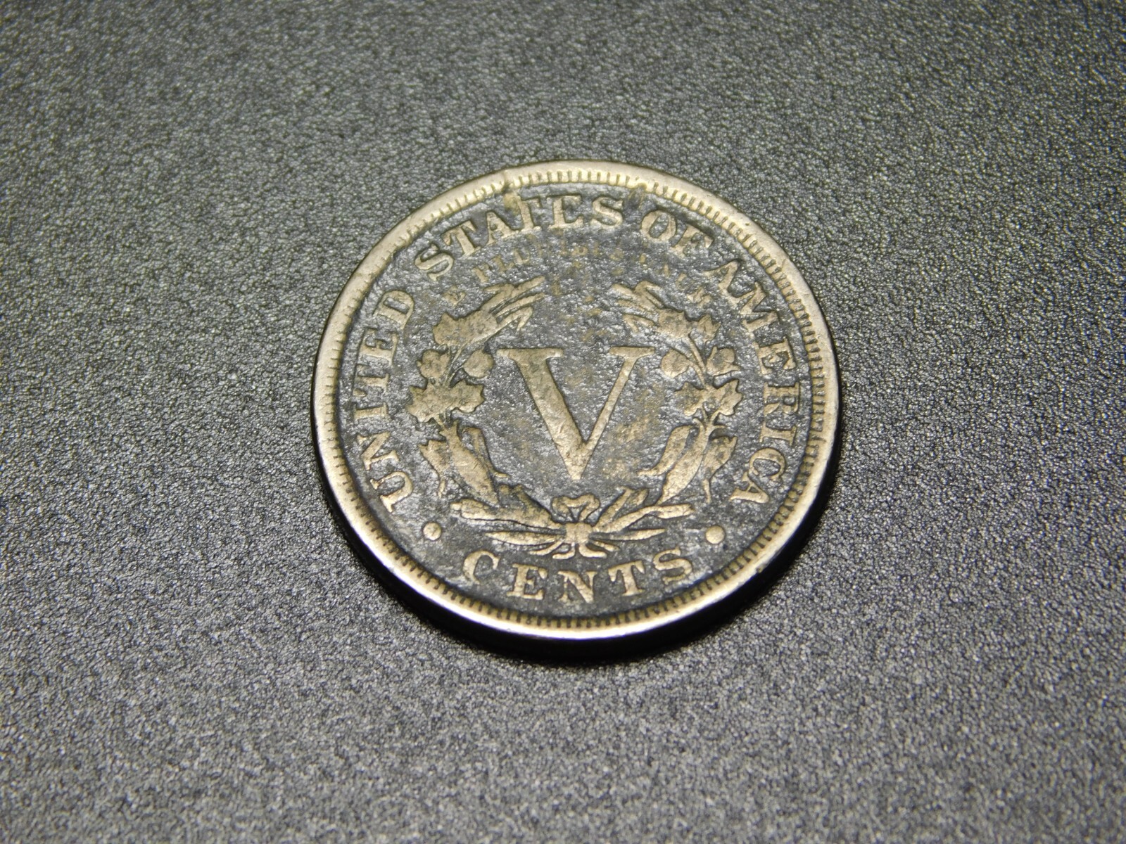 OLD US COIN 1883 LIBERTY HEAD NICKEL with CENTS