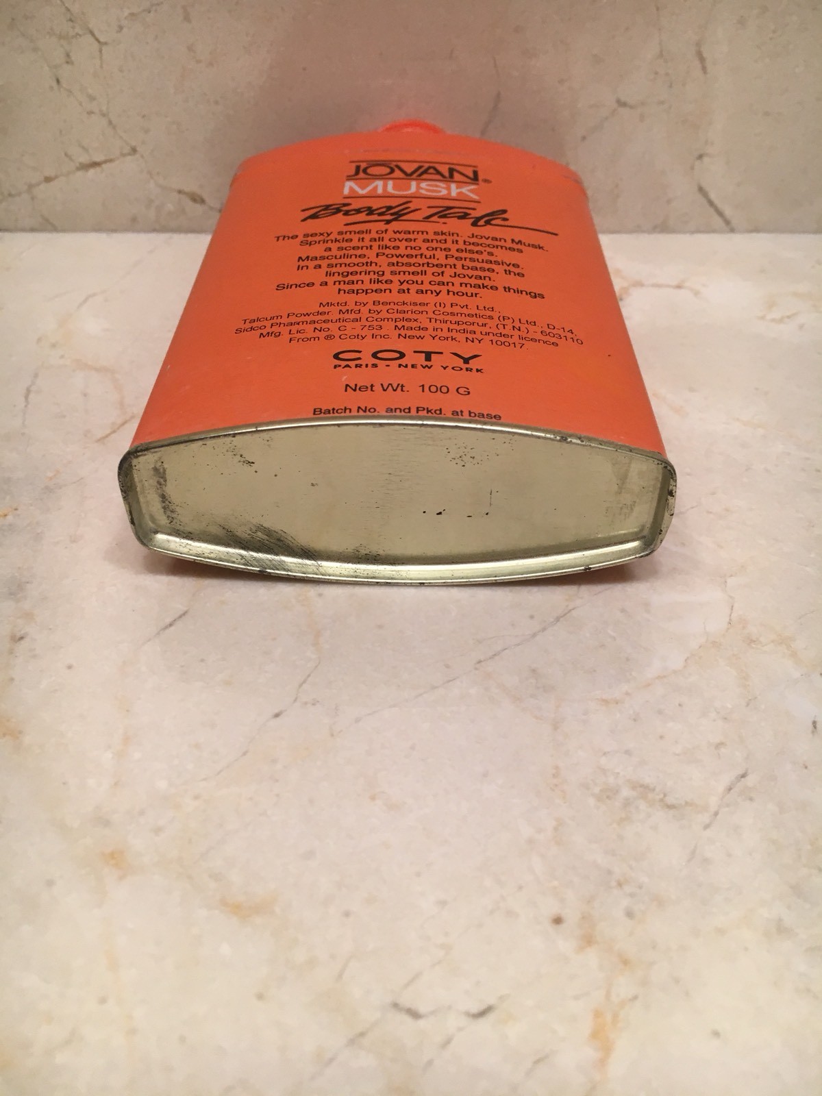 Jovan Musk Body Talc for Men by Coty 100g New Sealed-Vintage Hard to Find