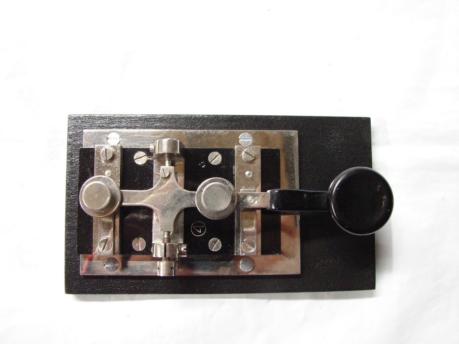 ~WWII JAPANESE NAVY TELEGRAPH KEY~RECONDITIONED on a CUSTOM WOOD BASE~VERY NICE~