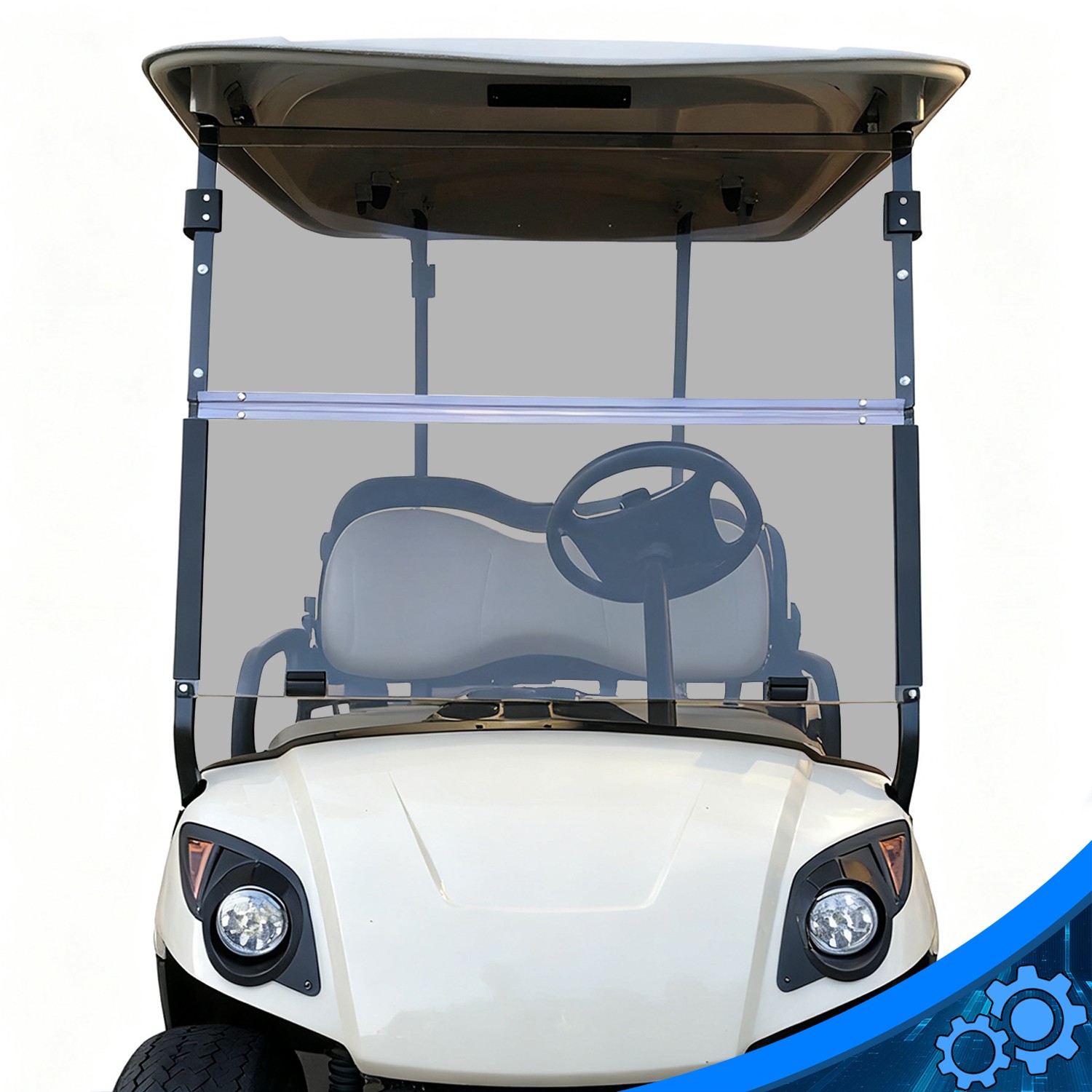 For Yamaha G29 Drive 2007-2016 Tinted Golf Cart Folding Windshield Windscreen