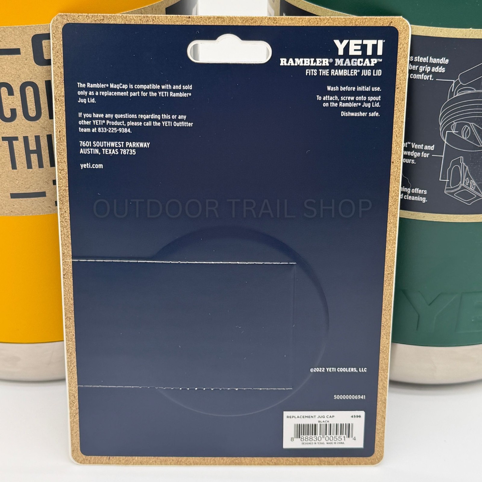 YETI Rambler Gallon & Half Gallon Jug MagCap – Replacement Cap Only New