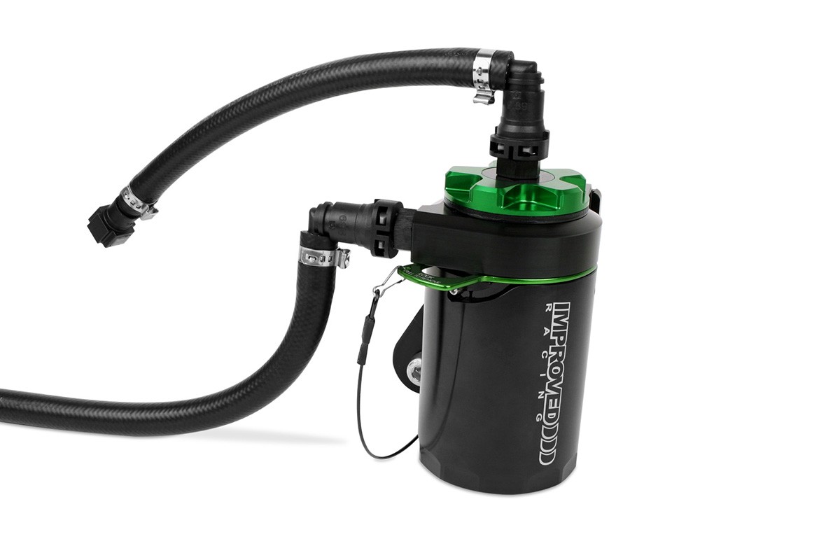 CCS Oil Catch Can Kit for GM Gen III & IV LS Engines, 7 oz, Left Cylinder Hea...