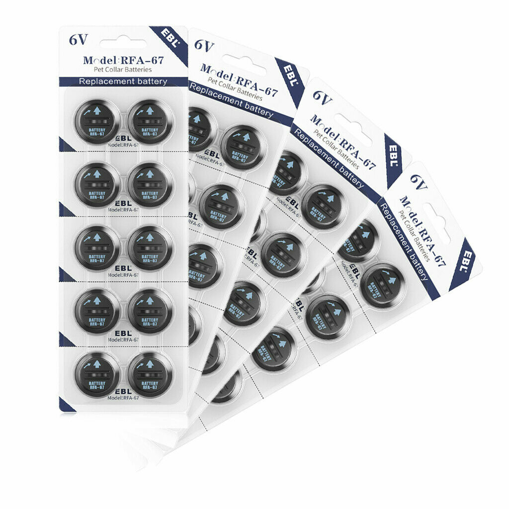 RFA-67 Battery for PetSafe Dog Fence Collar Receiver PIF-275-19 300 PUL-275 Lot