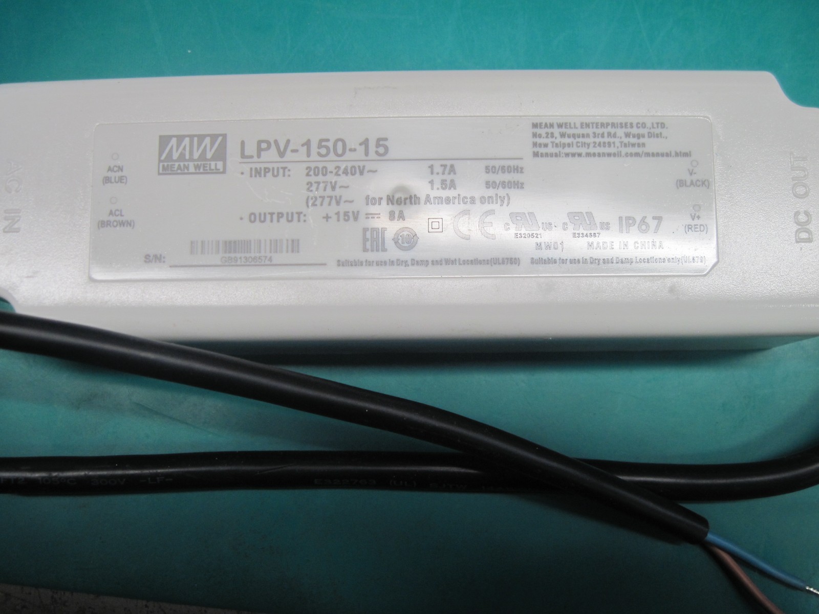 LPV 150-15  MEAN WELL