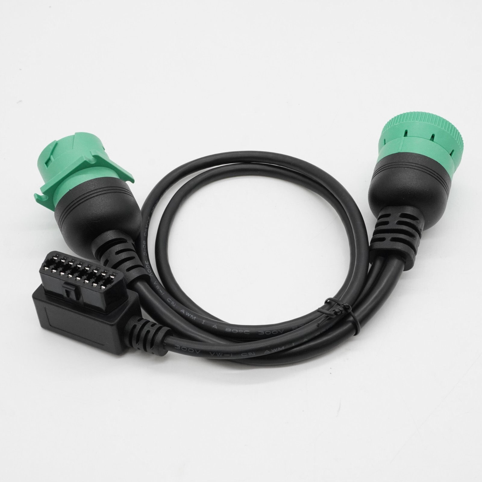 9 Pin to OBD2 Truck Y-Cable Adapter OBDII 16Pin SAE J1939 for Truck GPS ELD Diag