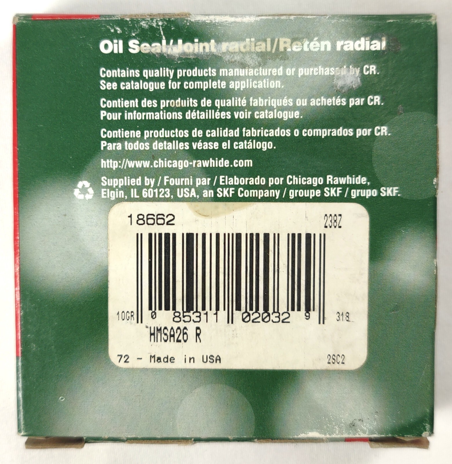 CR 18662 Transfer Case Output Shaft Seal For select GM truck Dodge Jeep AMC ++