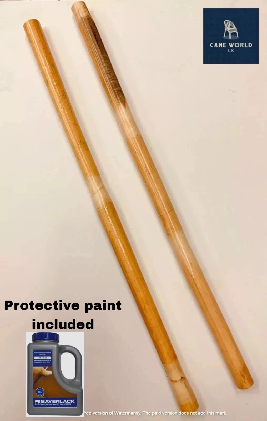 Escrima Kali Arnis Multi Node Sticks Plain Rattan Wskin 28”/1" 2 Sticks ( pair)