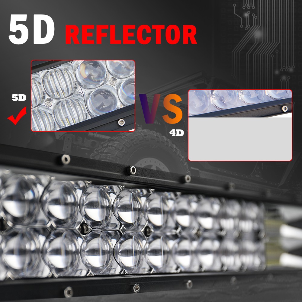 For 07-14 Toyota FJ Cruiser 52" Curved LED Light Bar w/Roof Mount Bracket & Wire