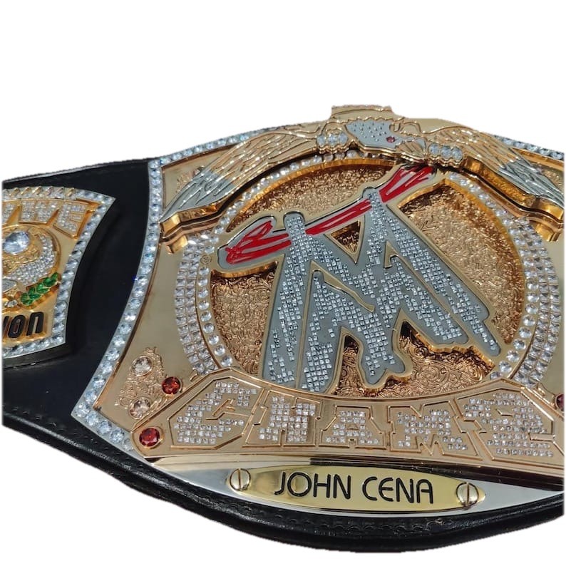 World Heavyweight Wrestling Spinner Championship Belt Original Adult Size 4MM