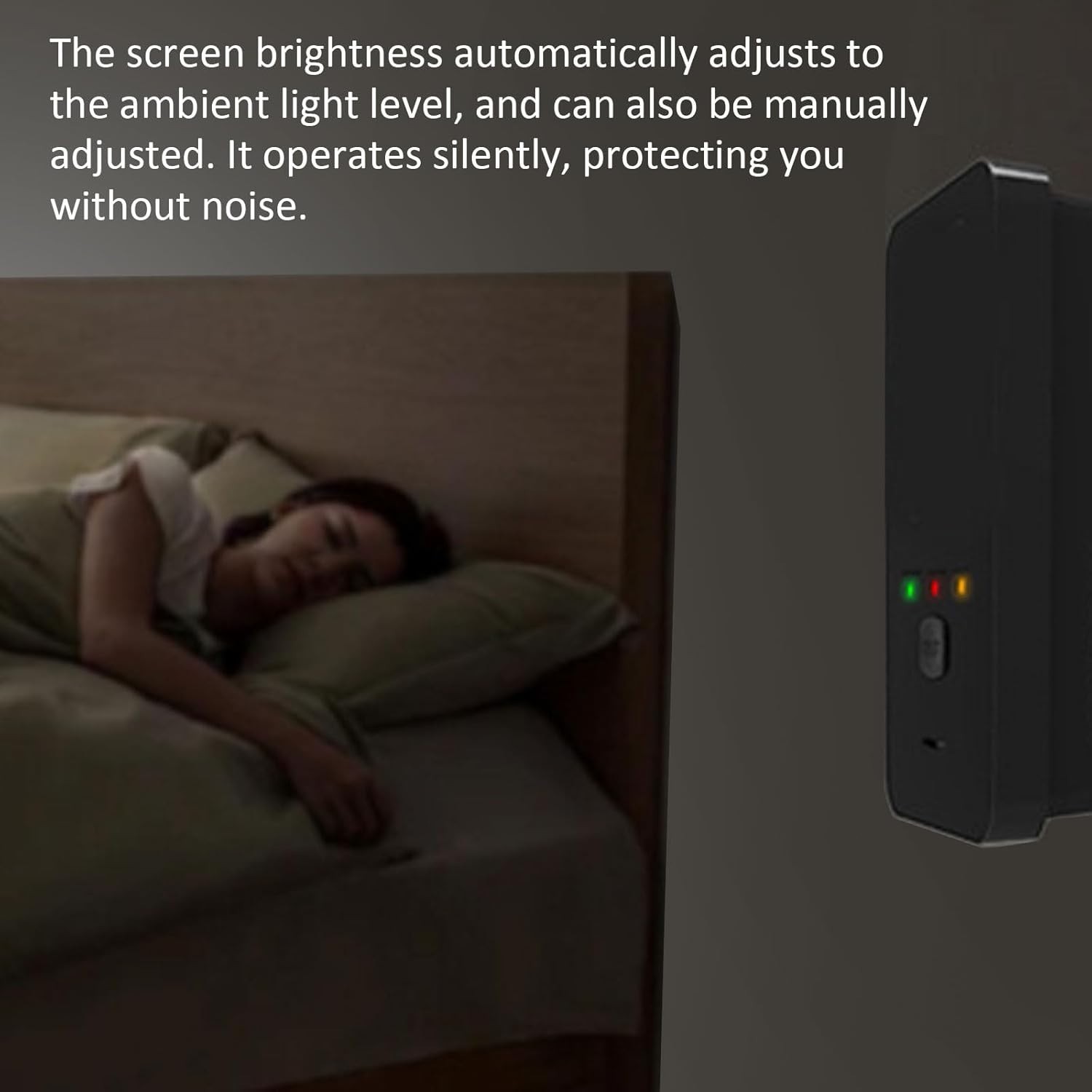 Steadfast haven co detector, 4-in-1 Detector with HD Screen, Home, Apartment