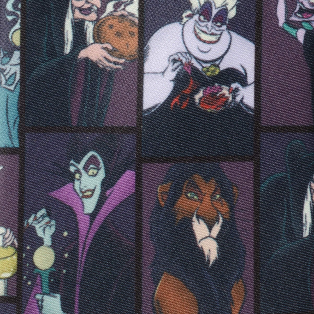 👔 Disney Villains Dark Pattern Men's Tie