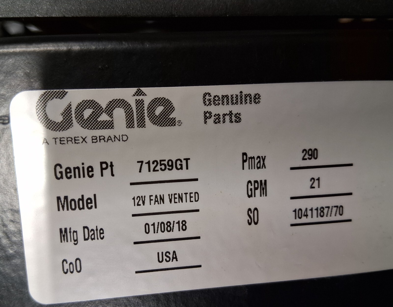 Universal fit 10"x10" core Remote OIL COOLER w/temp probe 12V 21 GPM USA made