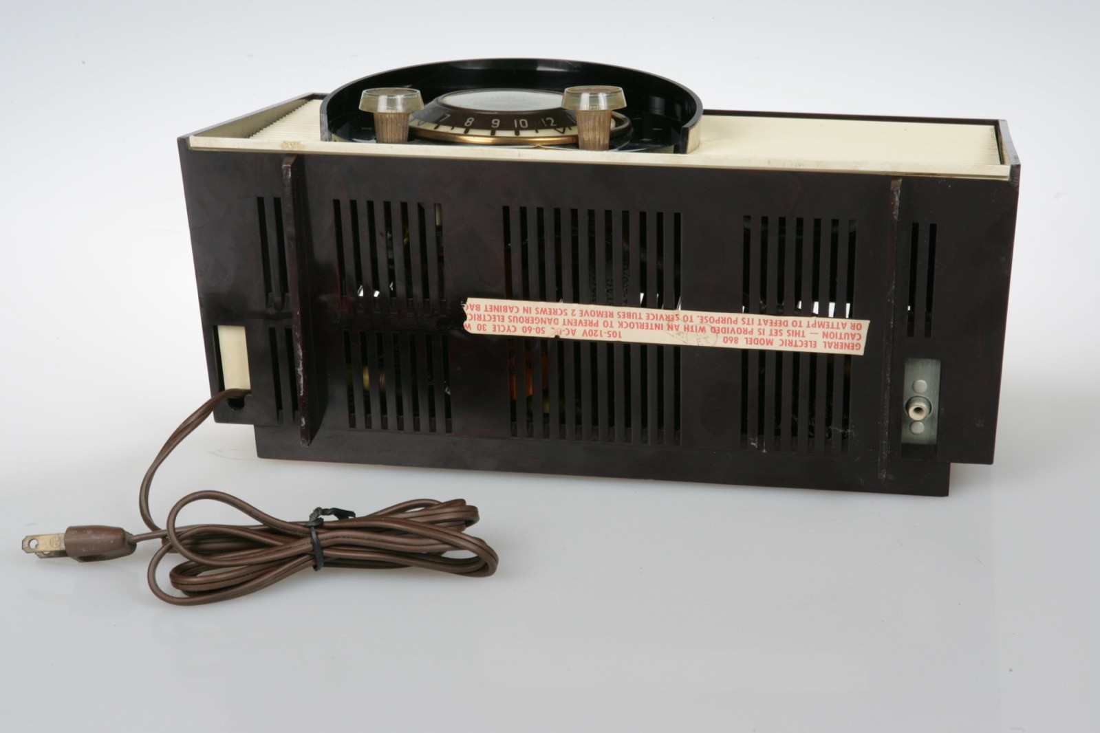 1957 GE Atomic Dial Beam Tube Radio "Leave It To Beaver" Model 860 WORKS Great!