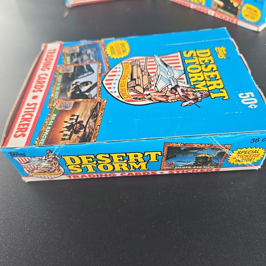 1991 Desert Storm Wax Box Trading Cards, Topps 36 Packs New , NICE