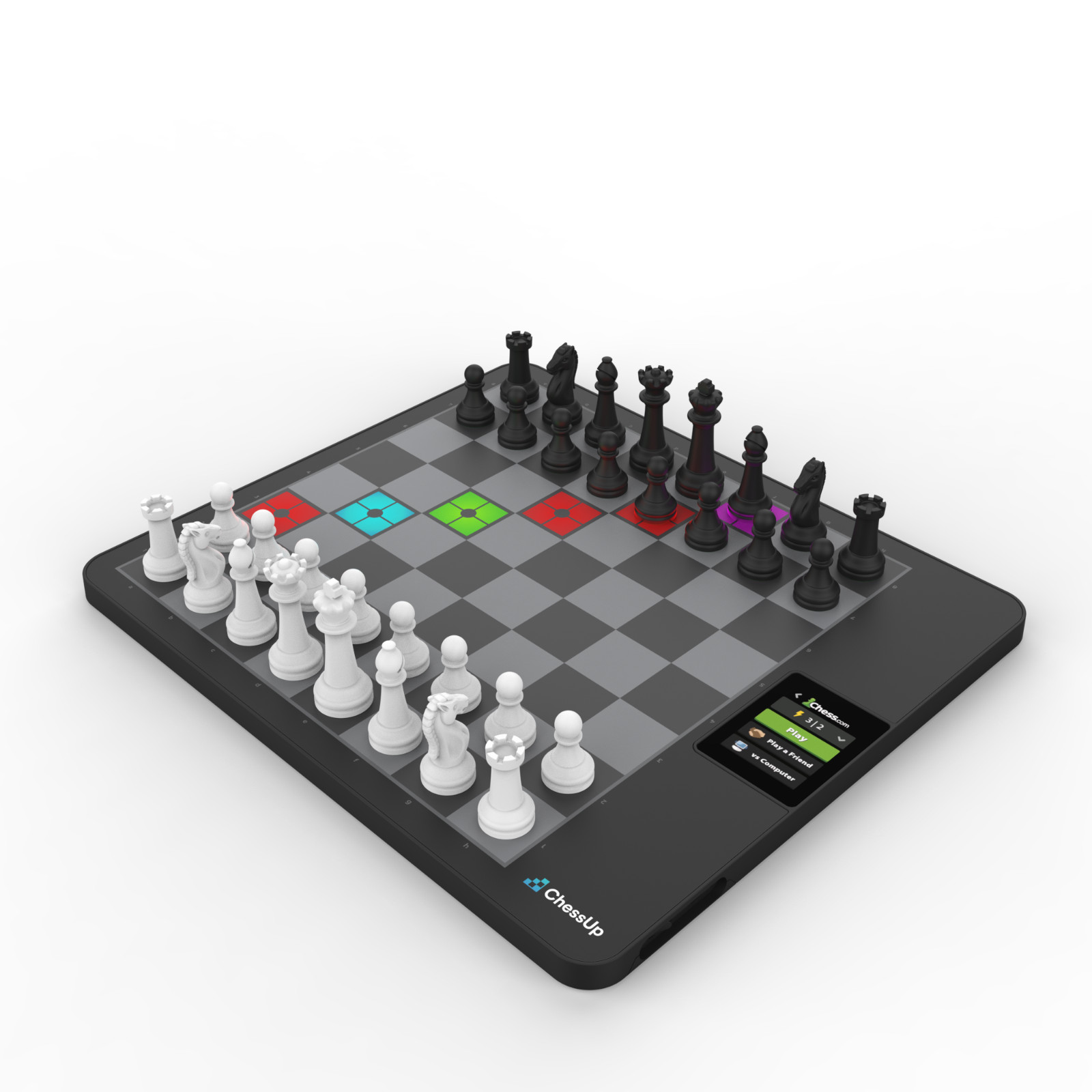 ChessUp 2 Refurbished BUNDLE Electronic Chessboard & Carry Bag + Piece Sacks