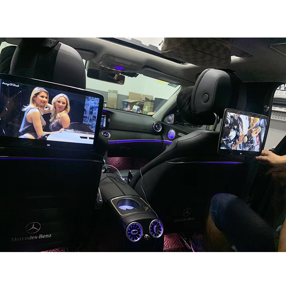 Rear Entertainment Screen For Mercedes Benz GLS450 2020 Android Headrest Monitor