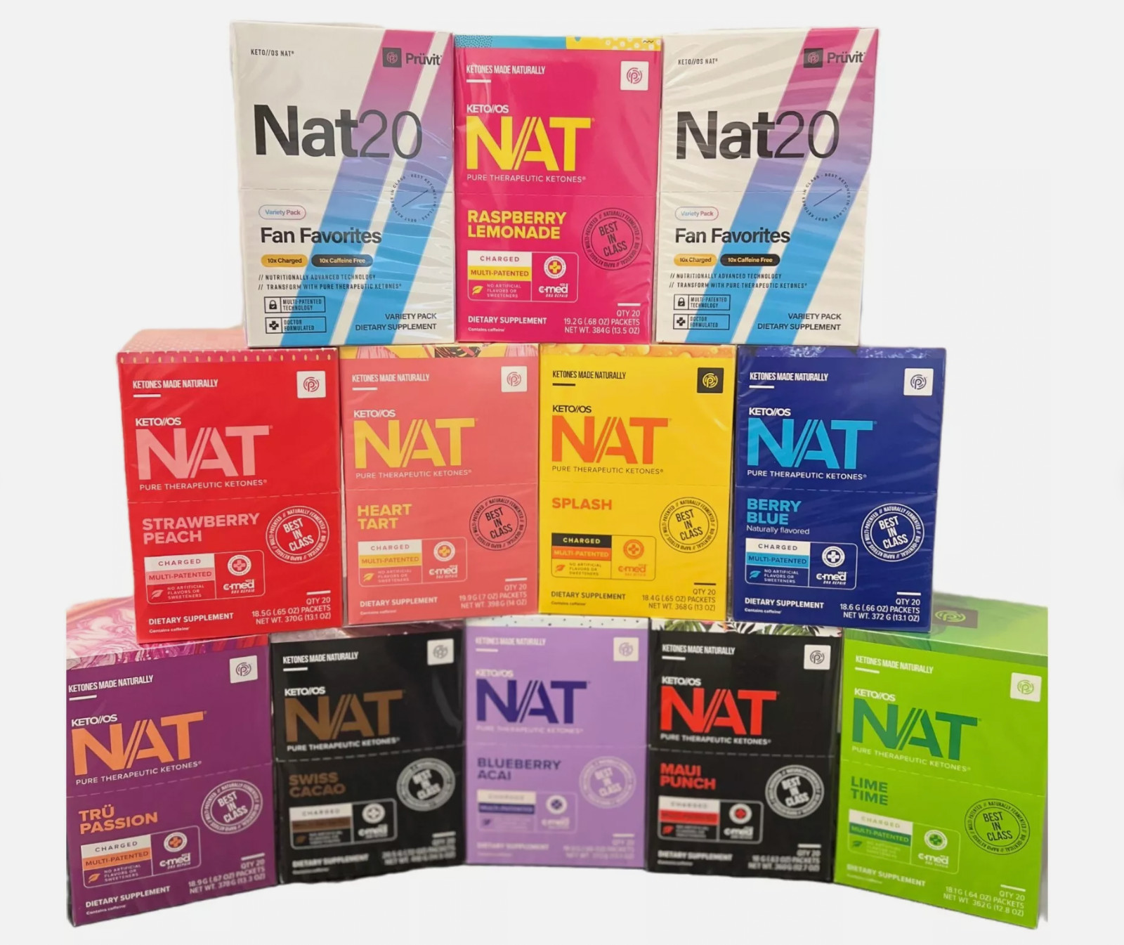 Pruvit Keto OS NAT KETONES Packs 7,10 20 days Free Shipping