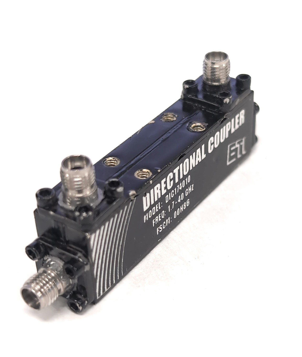 ET Industries 1.7 - 40Ghz Stripline Directional Coupler 10dB 2.92mm DIC174010